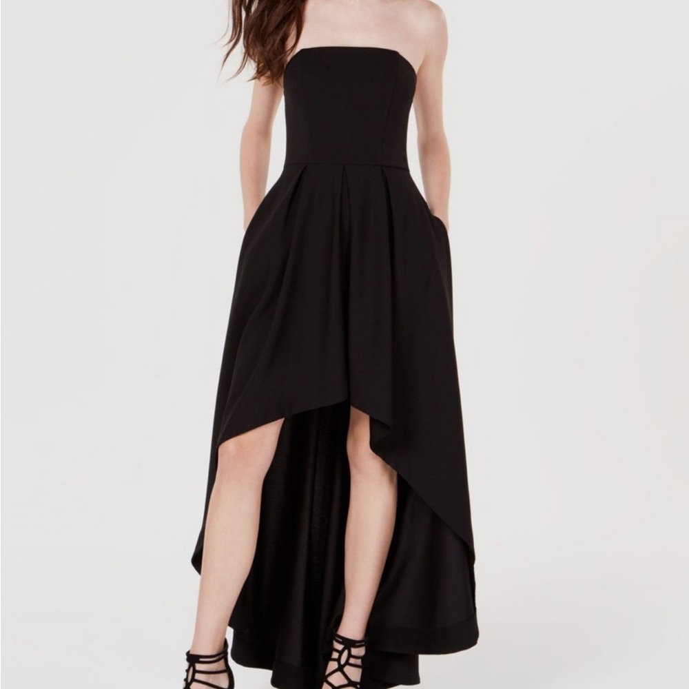Speechless Black Strapless Maxi Dress